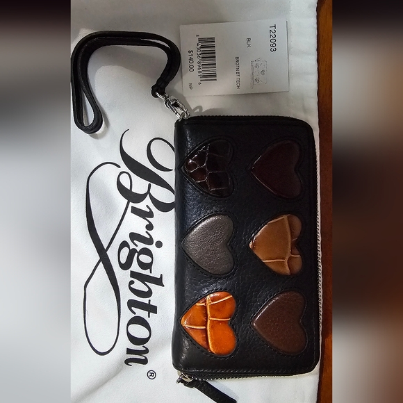 Black Brighton-Molly Heart stamp Purse and Wallet - Picture 13 of 16